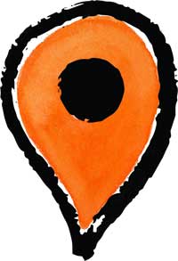 headquarters map marker