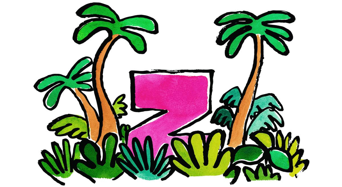 The letter z in the jungle