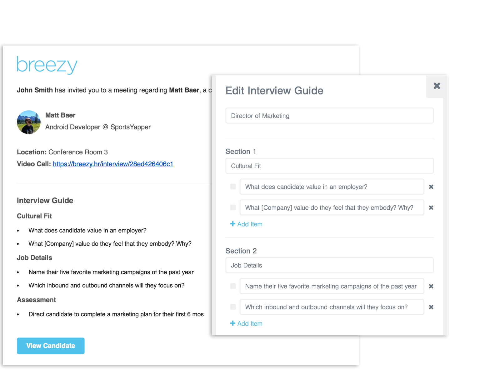 breezy interview guide